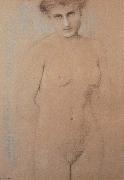 Fernand Khnopff Nude Study oil painting